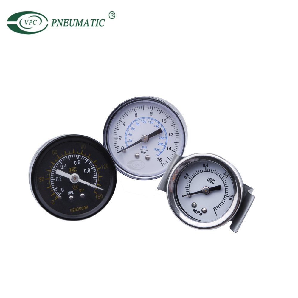 Accurate Durable Stainless Steel Air Pressure Gauge For FRL