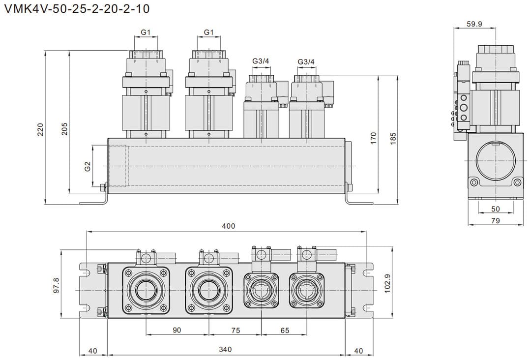 VMK coaxial valve (9) cx tec valves