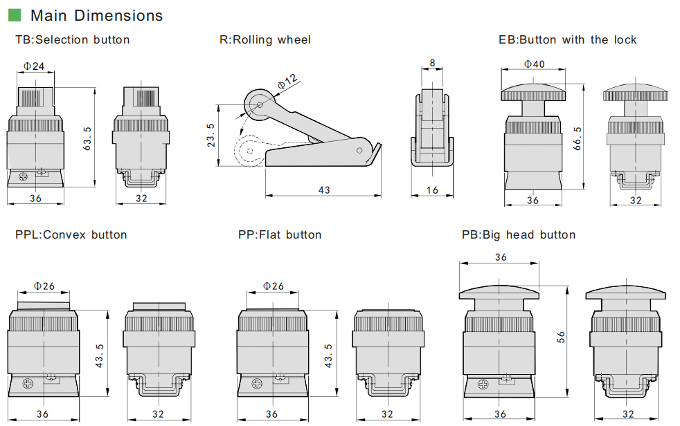 mechanical valve dimensions pneumatic mechanical valve