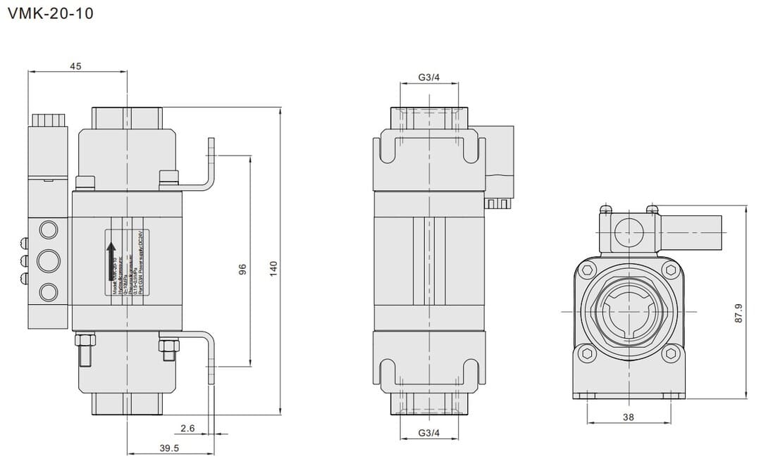 VMK coaxial valve (4) omal coaxial valve