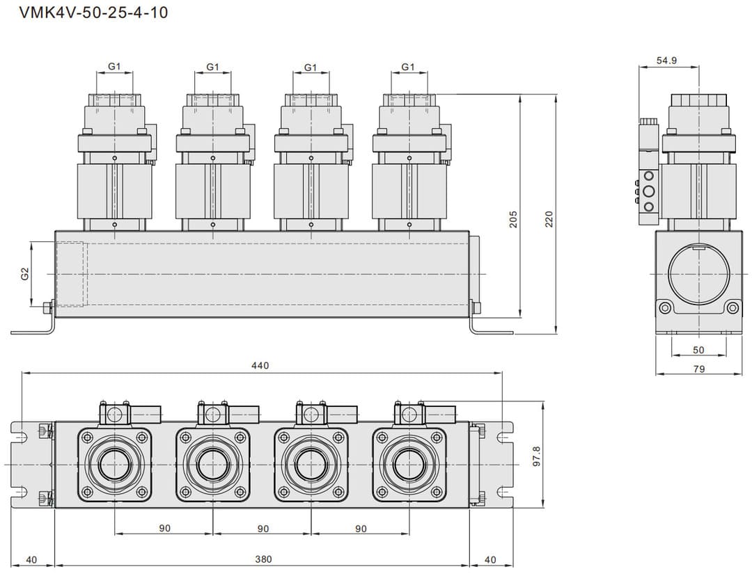 VMK coaxial valve (11) co ax valve manual