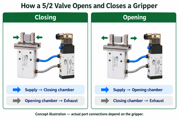 pneumatic gripper cylinder pneumatic gripper cylinder