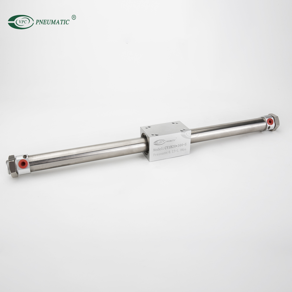 CY1B Rodless pneumatic Cylinders Magnetically couple without Guide Rod air Cylinder 