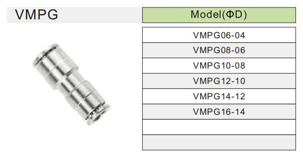 VMPG pneumatic fitting VMPG pneumatic fitting