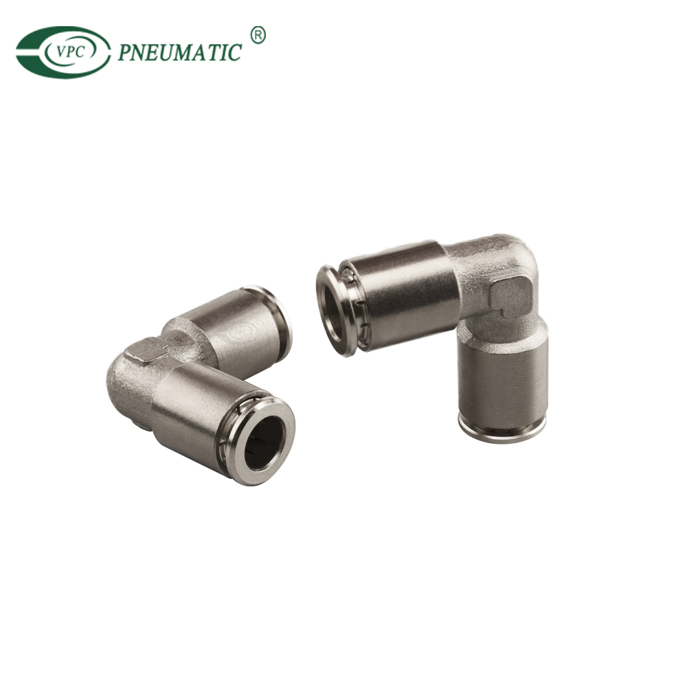 Stainless Steel Male Connector Pneumatic One Touch in Quick Connect Air Fitting for Nylon Tube