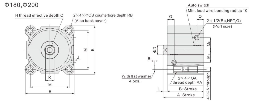 mini pneumatic cylinder