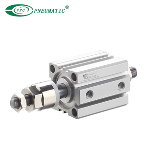 SDAJ Series Compact Pneumatic Cylinder with Adjustable Stroke