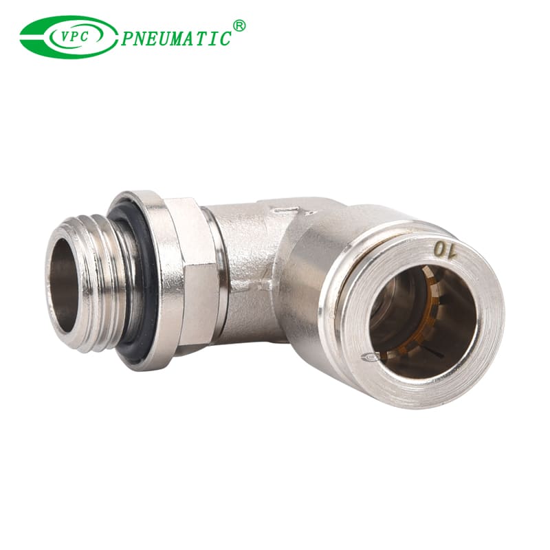 VL Series High Pressure Male Thread Elbow Fitting, Brass, 870 Psi