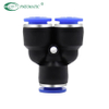 VPY Plastic Y Type Equal Fitting 