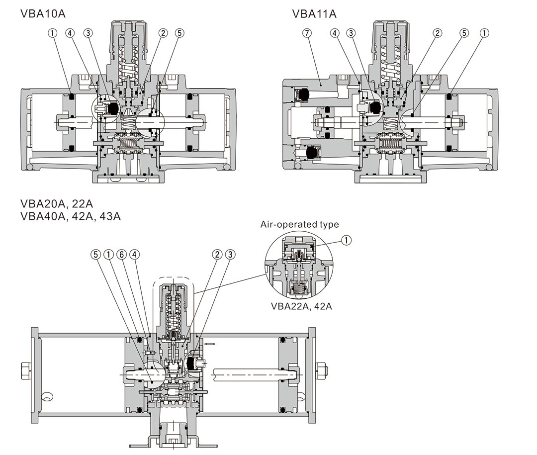 VBA booster regulator