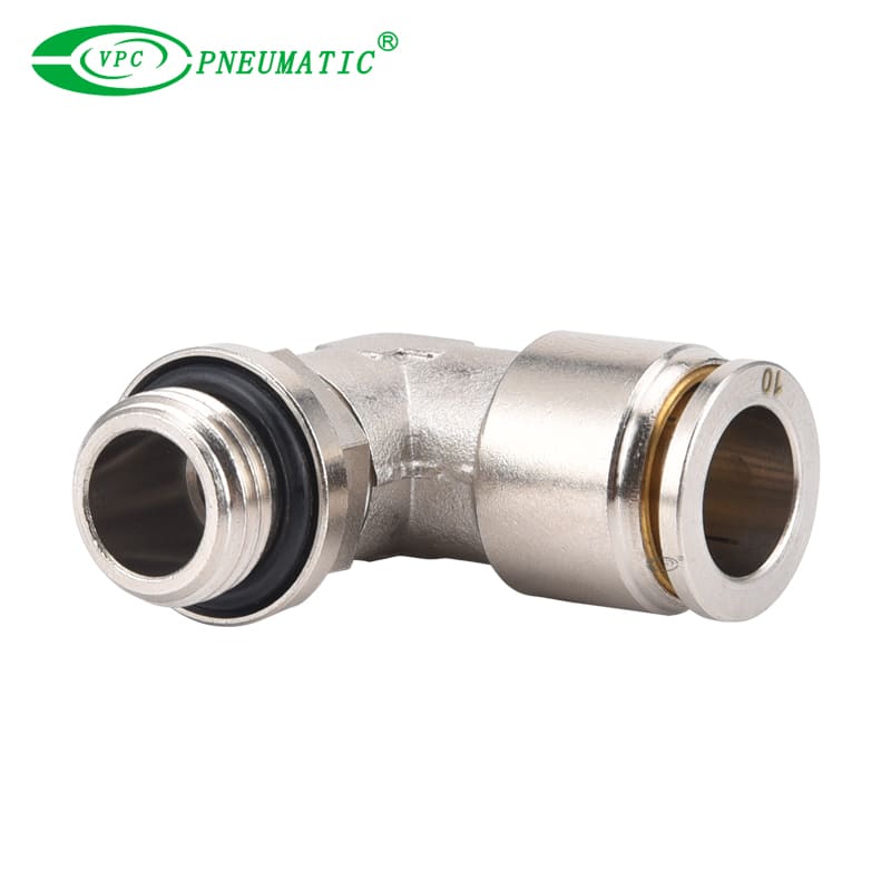 VL Series High Pressure Male Thread Elbow Fitting, Brass, 870 Psi