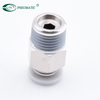 PC 1/4 bsp pneumatic cylinder accessories fittings one touch push in tube air connector