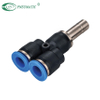 VPWJ Plastic Plug-in Y Type Tee Fitting