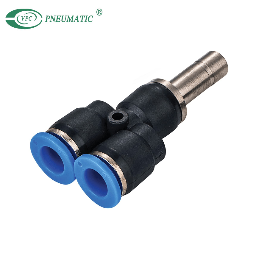 VPWJ Plastic Plug-in Y Type Tee Fitting