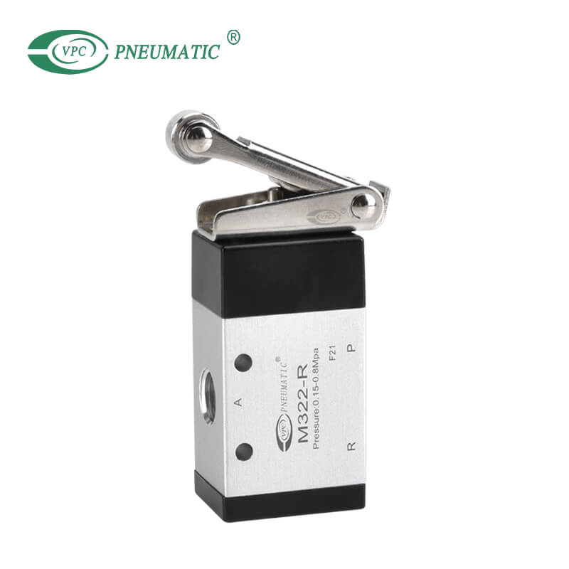 M322 Series Mechanical Valve, 2 Position 3 Port, Rolling Wheel
