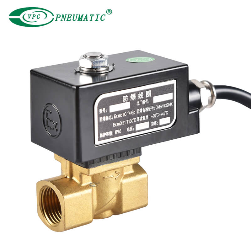 VPC Series 2/2 Way Pilot-Operated Solenoid Valve with Explosion-proof Coil