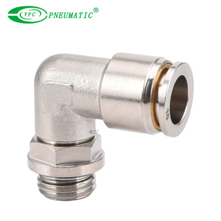 VL Series High Pressure Male Thread Elbow Fitting, Brass, 870 Psi