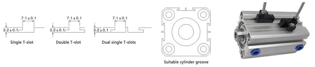 CS-J pneumatic reed switchs