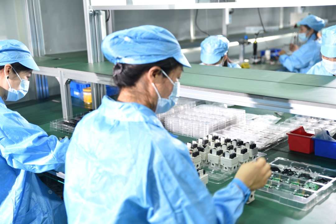 ITV electro pneumatic regulator production line
