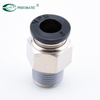PC 1/4 bsp pneumatic cylinder accessories fittings one touch push in tube air connector