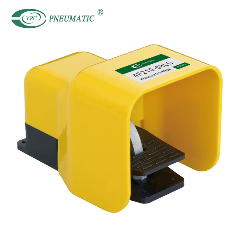 4F Series 5 Port 2 Position Foot Pedal Valve , with Lock&Cover