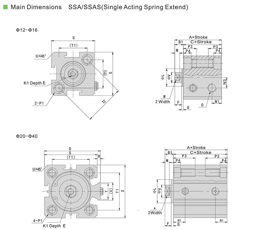 smc compact cylinder