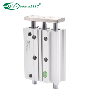 MGPL Series Ball Bushing Bearing Three Rod Guided Pneumatic Cylinder