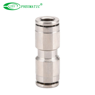 VU Series High Pressure Straight Union Fitting, Brass, 870 Psi