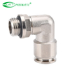 VL Series High Pressure Male Thread Elbow Fitting, Brass, 870 Psi