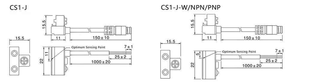 pneumatic cylinder magnetic sensor