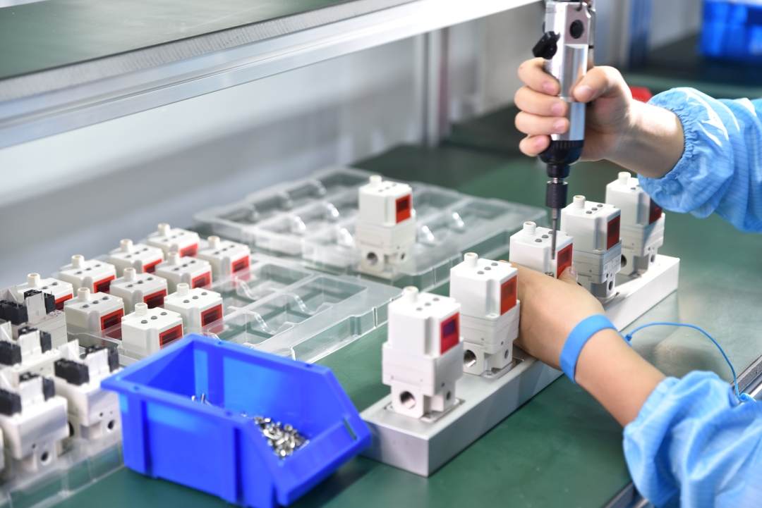 ITV electro pneumatic regulator production