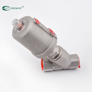 Single Acting Normal close Full Stainless Steel Pneumatic Angle Valve