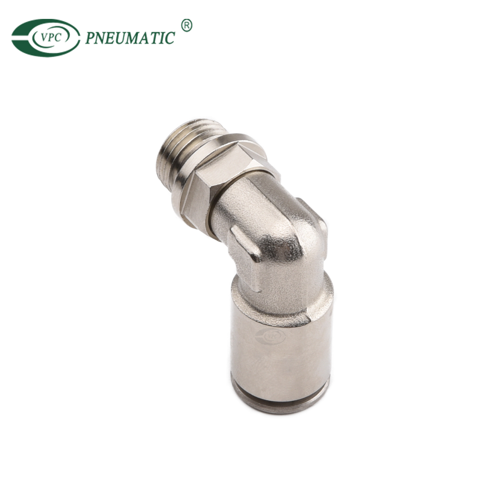 VMPL-G Brass Male Thread Elbow Fitting with O-Ring
