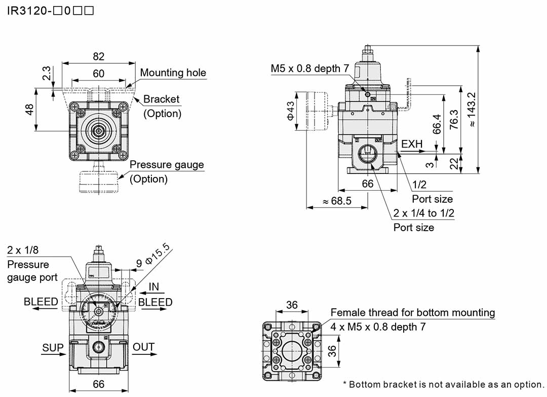 smc precision regulator