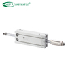 MDJ Series Mini Free Mount Cylinder, Double Rod Adjustable Stroke