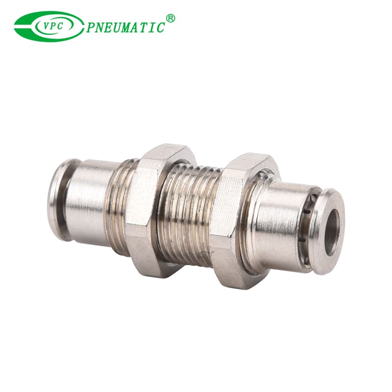 VM Series High Pressure Brass Bulkhead Fitting, 870 Psi