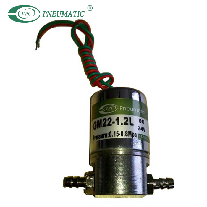 DC 24V 1.2mm Miniature Compact Solenoid Valve for Dental Equipment