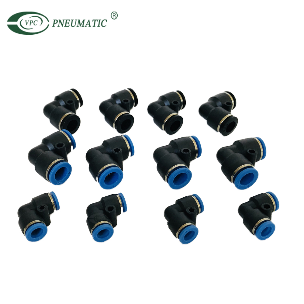 PV Elbow Union Plastic One Touch In Pneumatic Air Fitting PV06 PV08 PV10 PV12 PV14 PV16