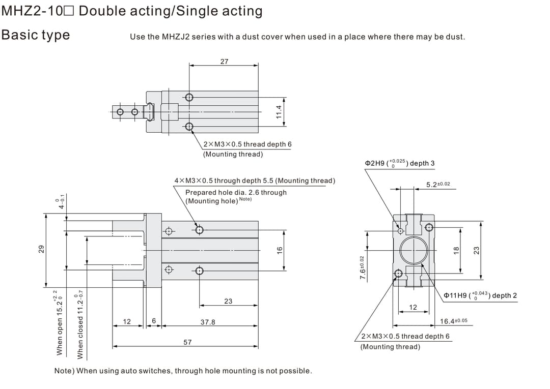 pneumatic air gripper