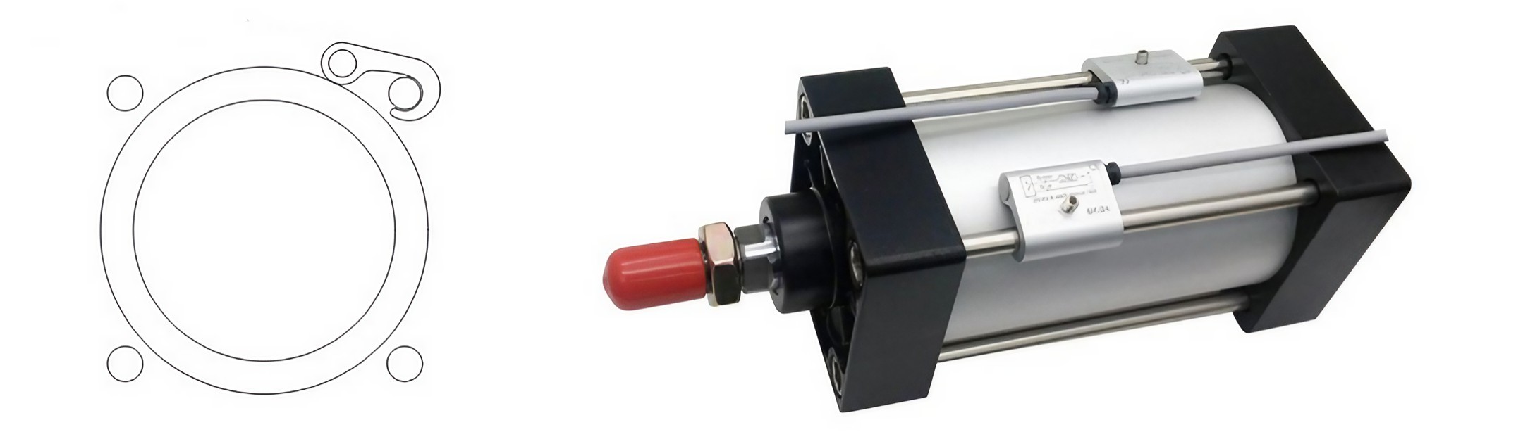 pneumatic cylinder reed switch working