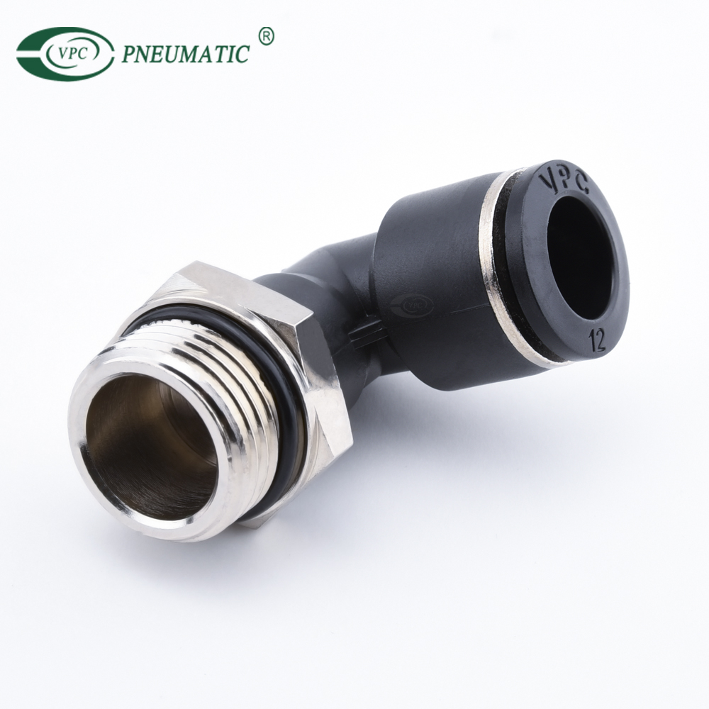 PL Male Elbow Plastic Pneumatic Air Fitting