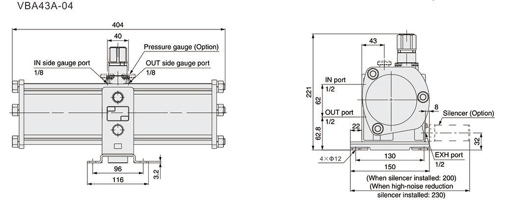 VBA43A booster regulator