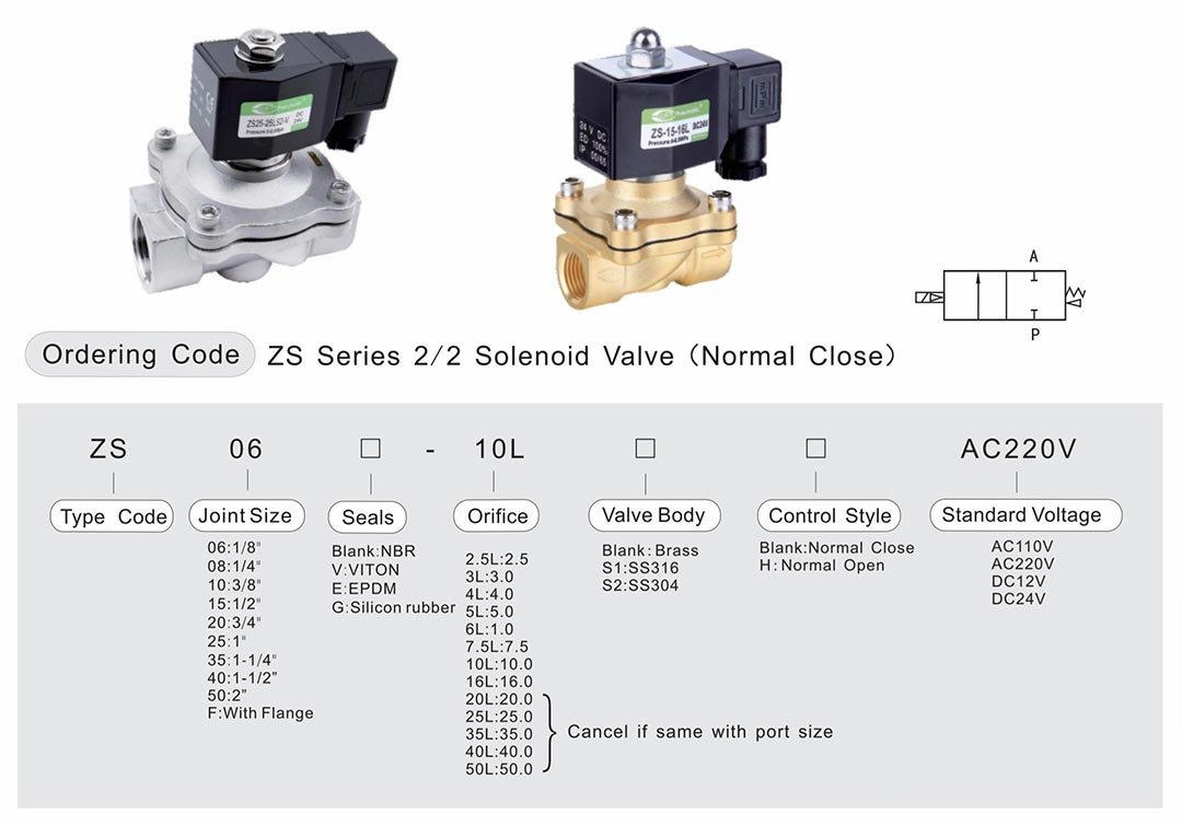 2/2 Way solenoid valve
