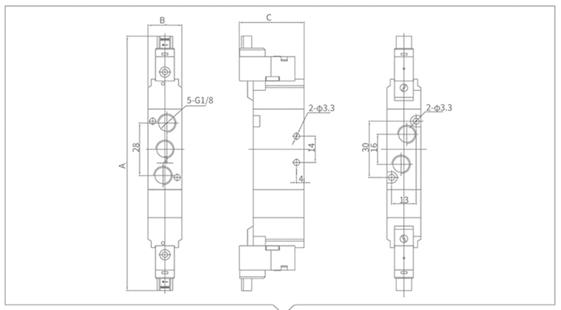 pneumatic valve 5/2