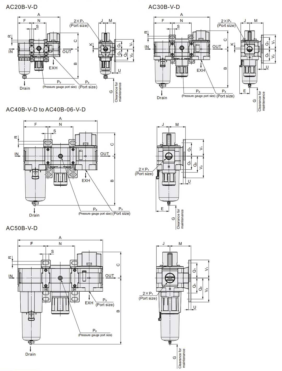 pneumatic pressure reducing valve