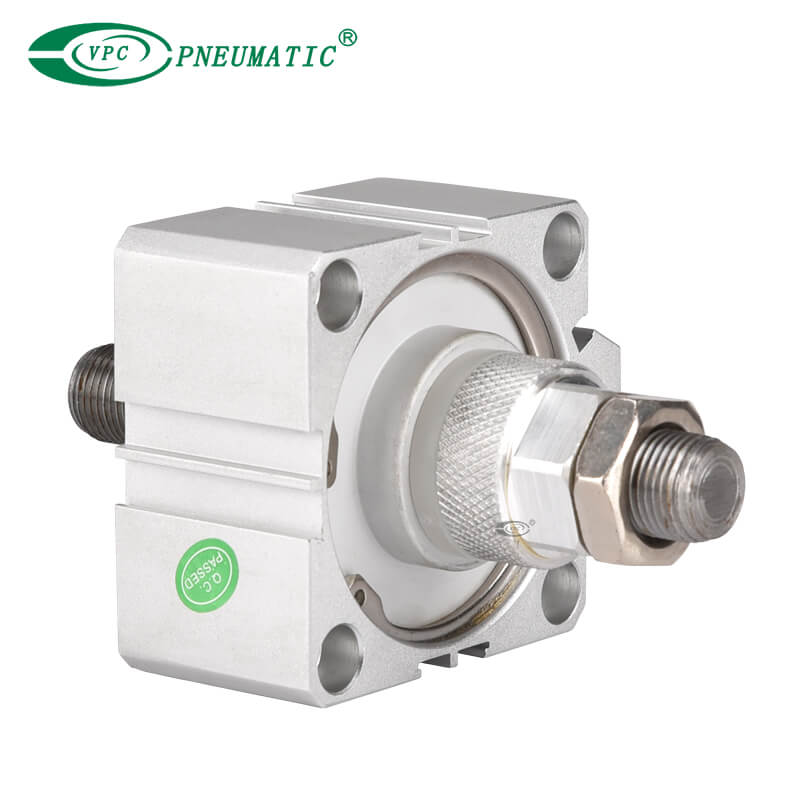 SDAJ Series Compact Pneumatic Cylinder with Adjustable Stroke