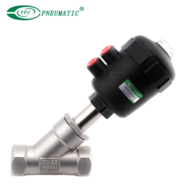 slanted seat valve