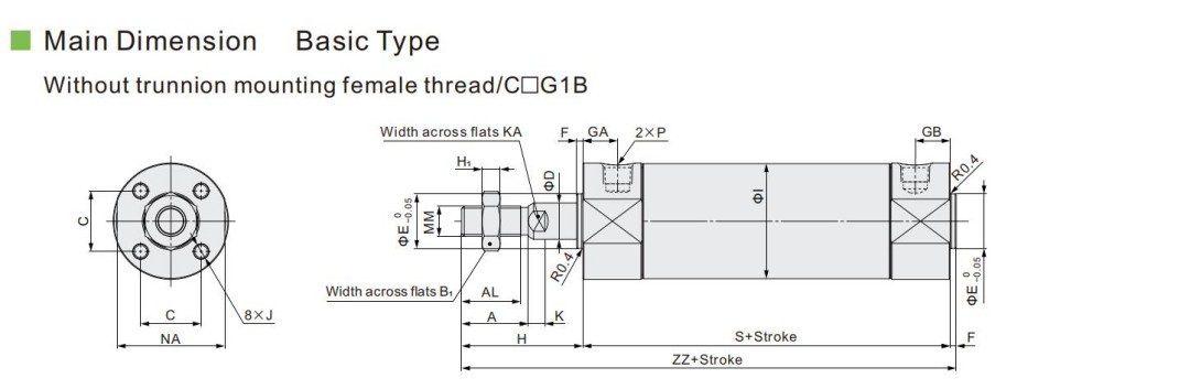 small pneumatic cylinder