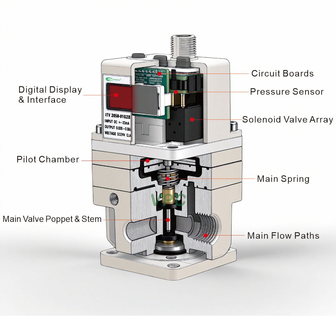 ITV pneumatic pressure regulator
