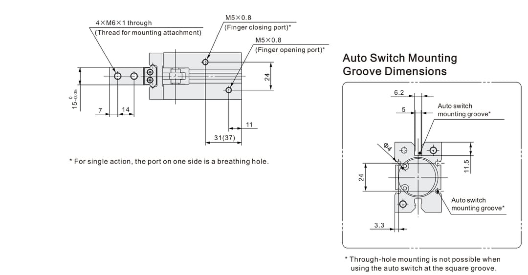 gripper cylinder
